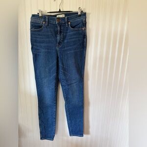 Madewell Dark Blue Skinny Jeans